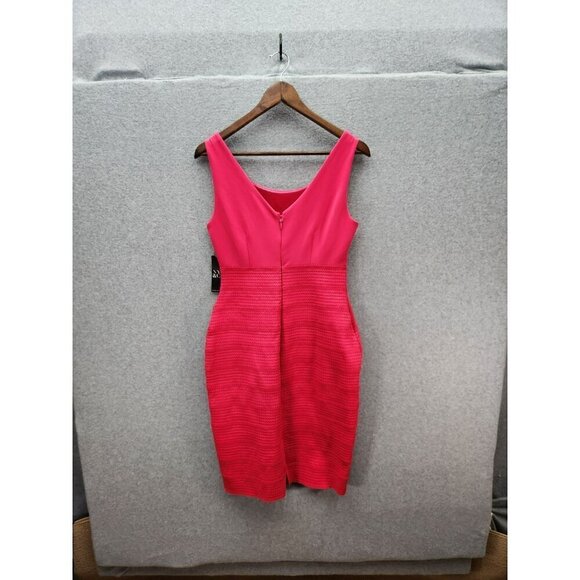 NY & Co. Pink Sleeveless Stretch Sheath Dress S - Picture 6 of 8